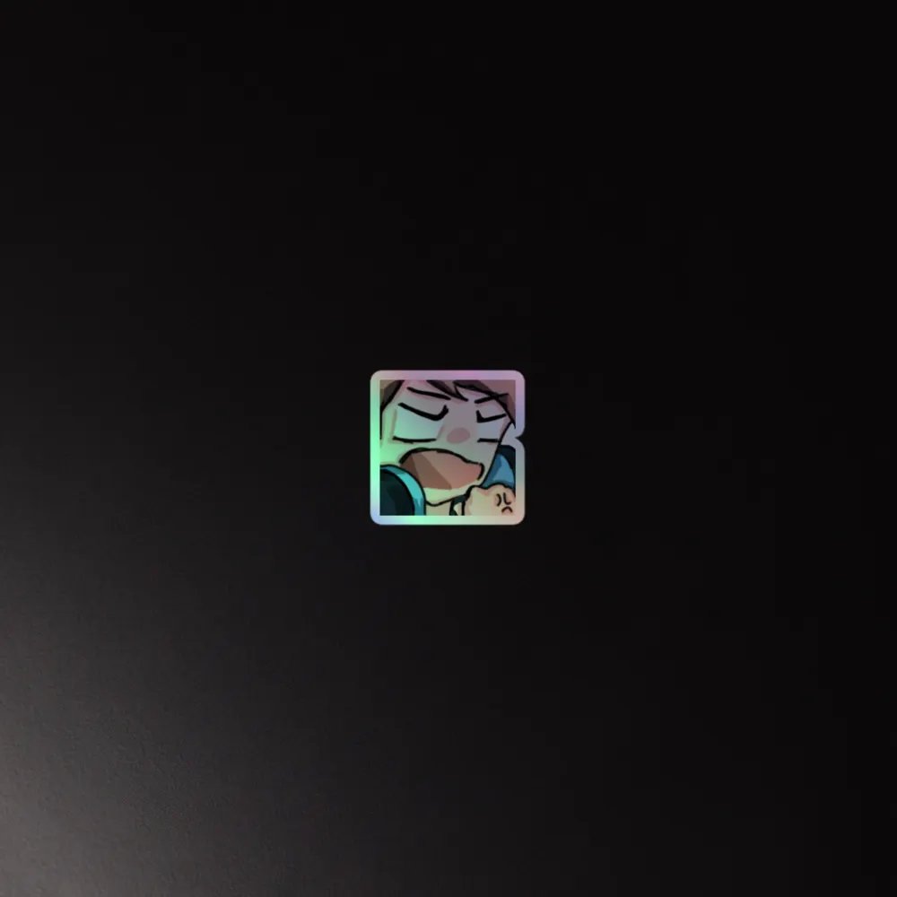 Chaabbz Mad Holographic Emote Sticker product image (4)