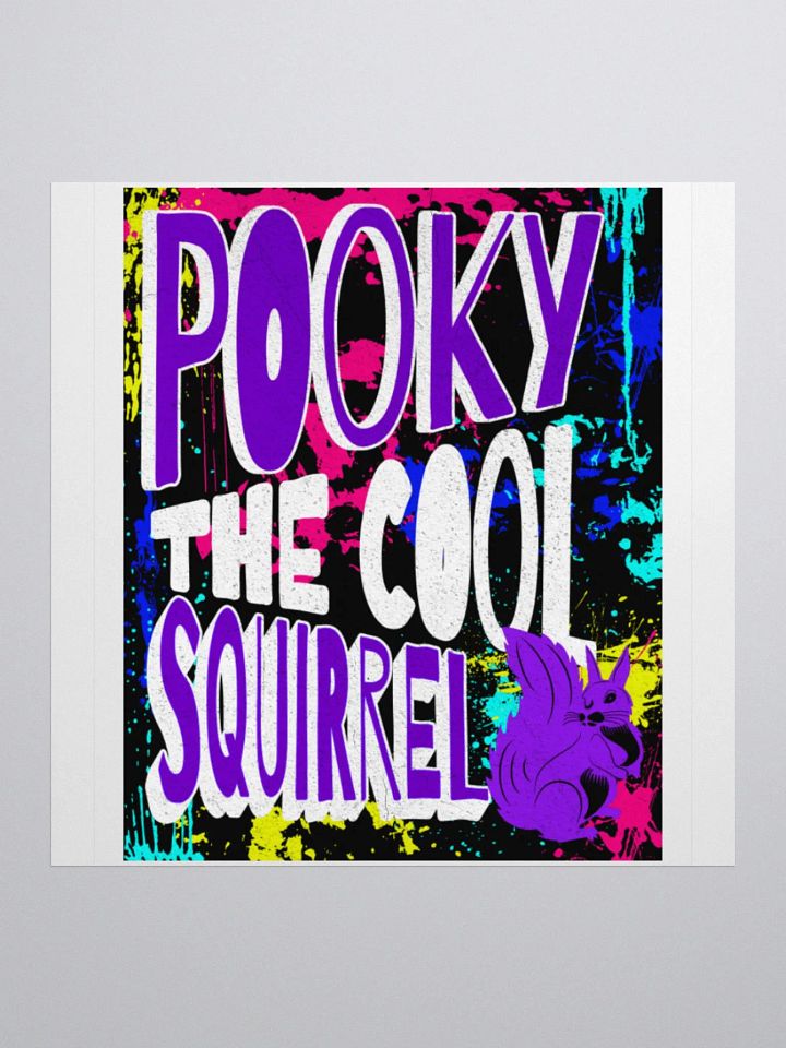 Pooky THE COOL SQUIRRELKiss Cut Stickers product image (2)