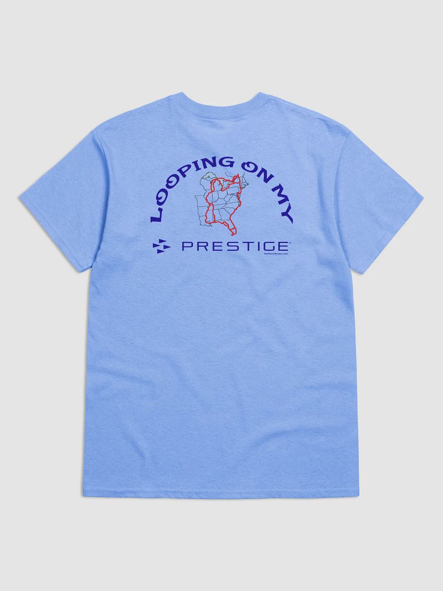 Looping On My Prestige - T-Shirt - Light Shirt w/Blue Logo product image (1)