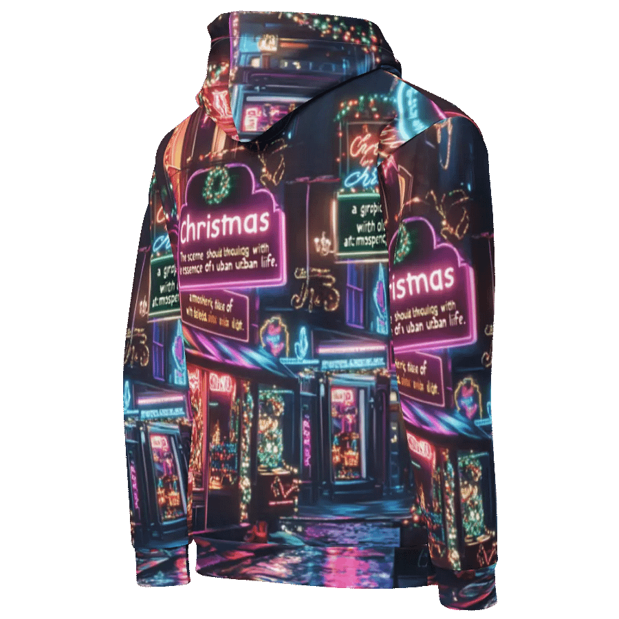 Merry Christmas All-Over Printed Unisex Premium Hoodie product image (9)