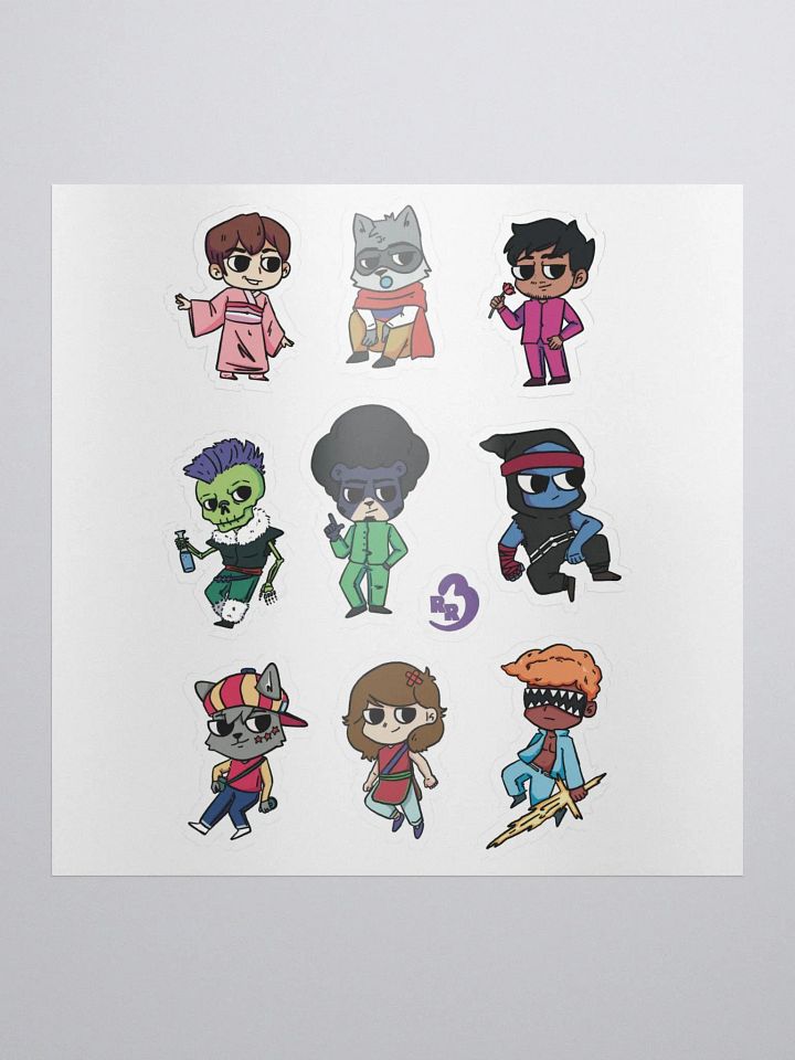 RR3 Cast - Kiss Cut Stickers product image (1)
