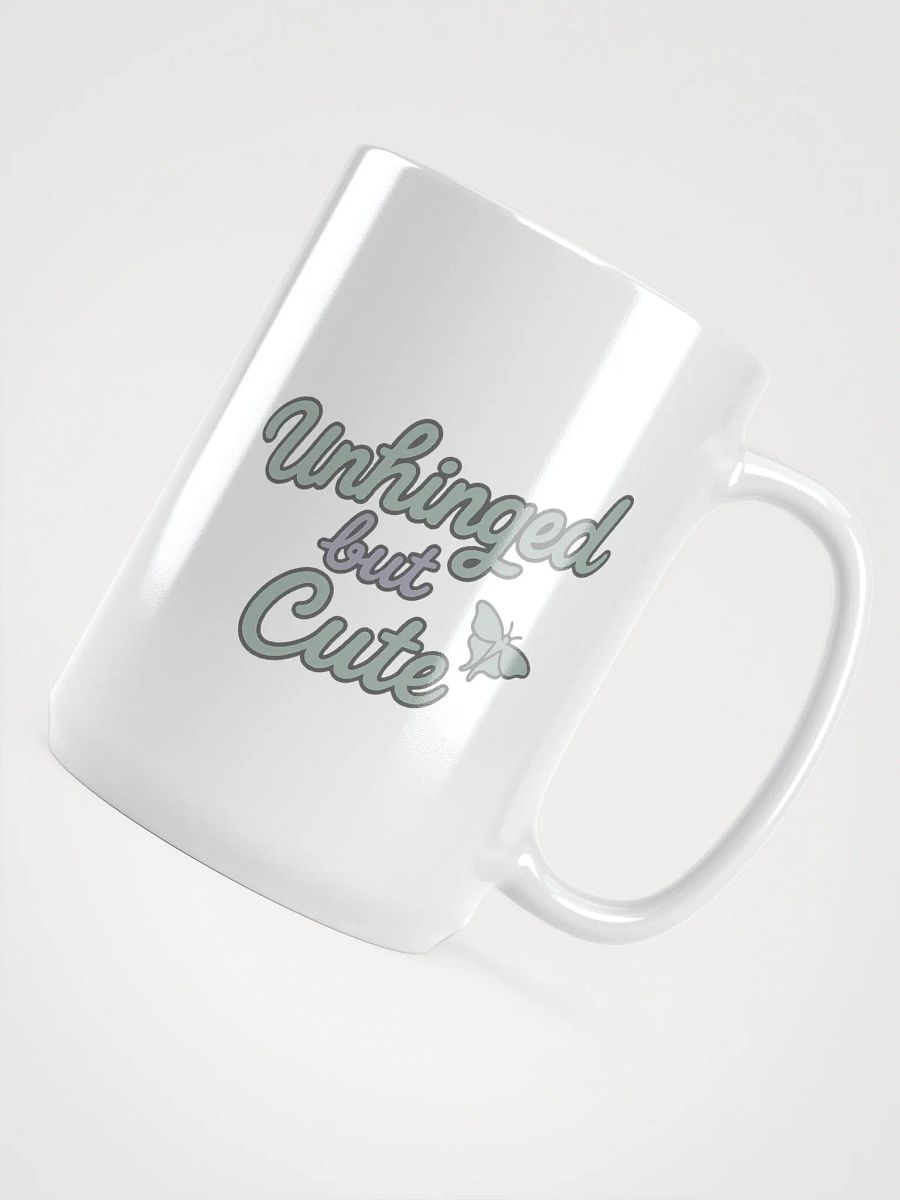 Unhinged but Cute – 15oz Ceramic Mug product image (4)