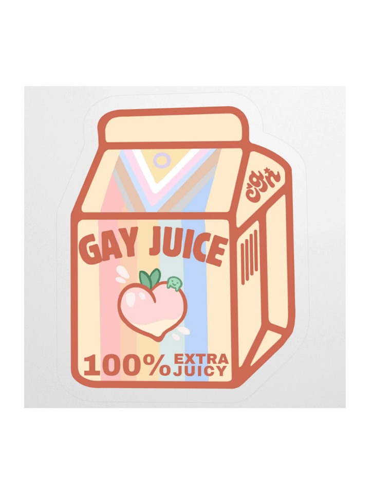 "Gay Juice" Pride Month Sticker product image (1)