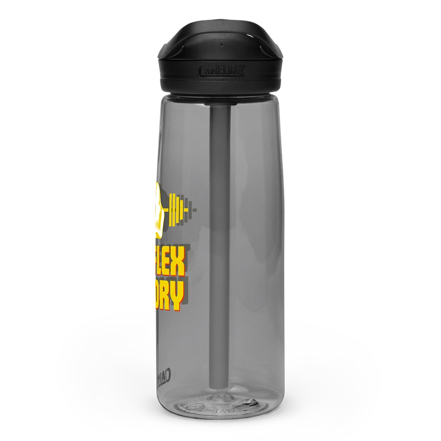 Official Flex Factory Weight Room Water Bottle Yellow product image (3)