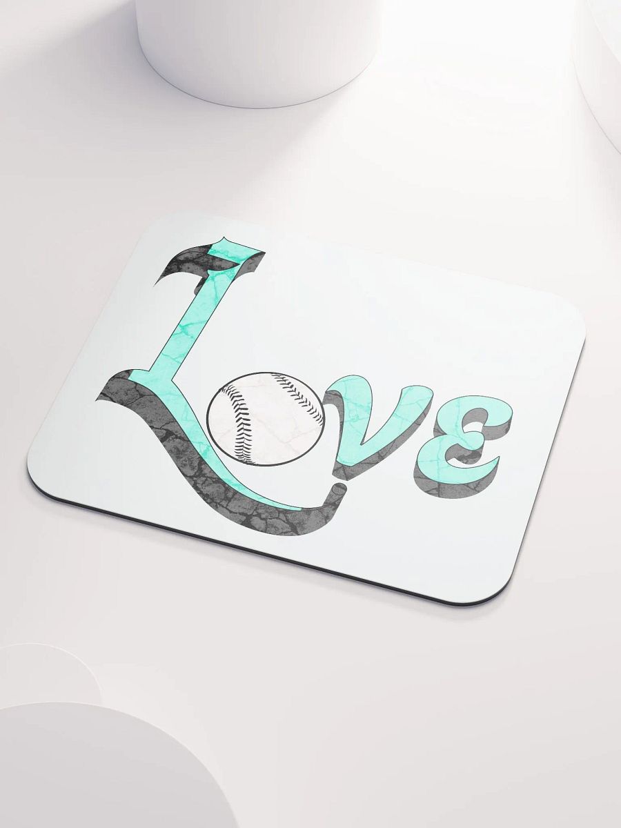 Love Baseball of the Game Mouse Pad product image (3)