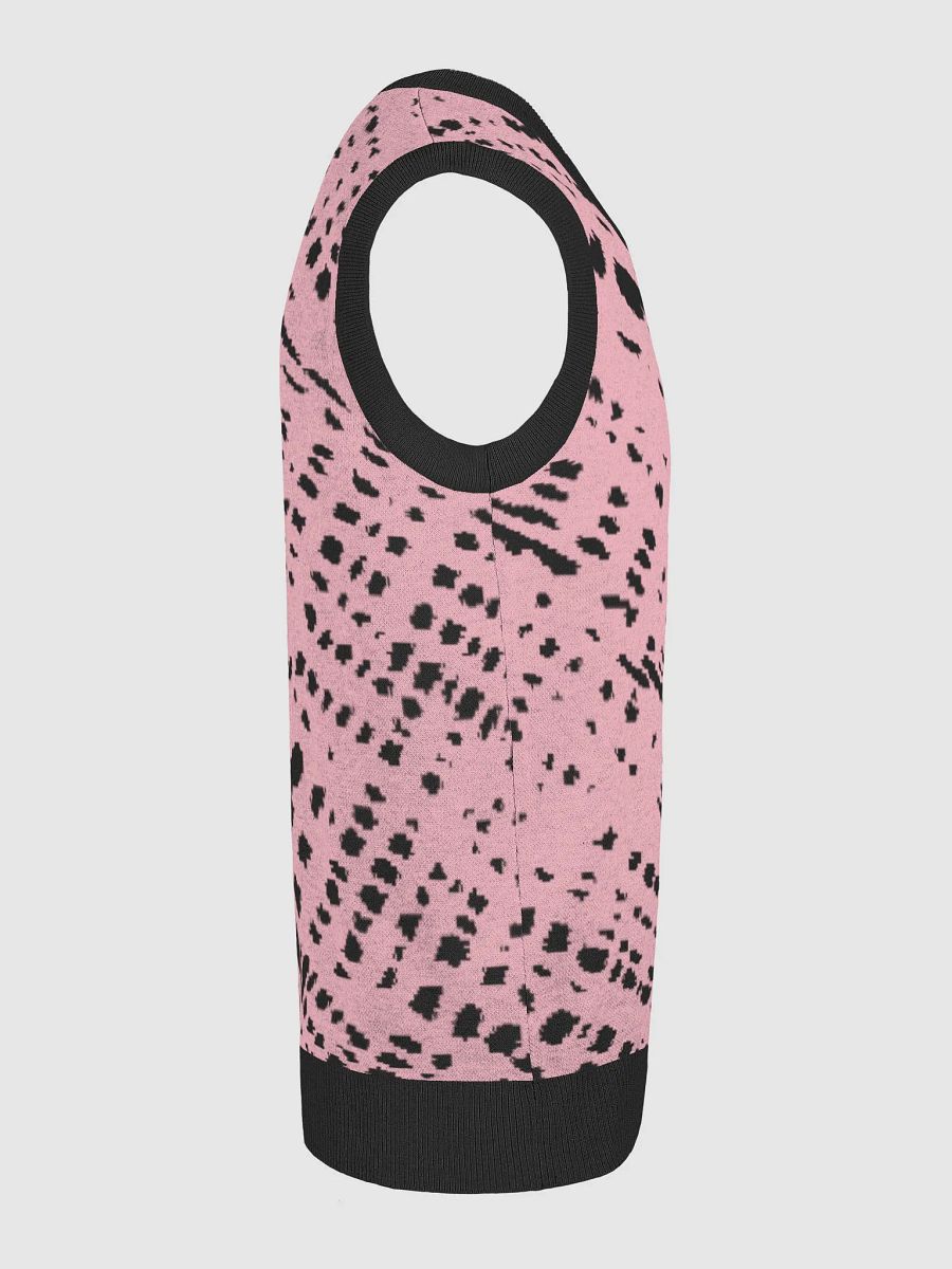 Customizable Jacquard Knit V-Neck Vest product image (25)
