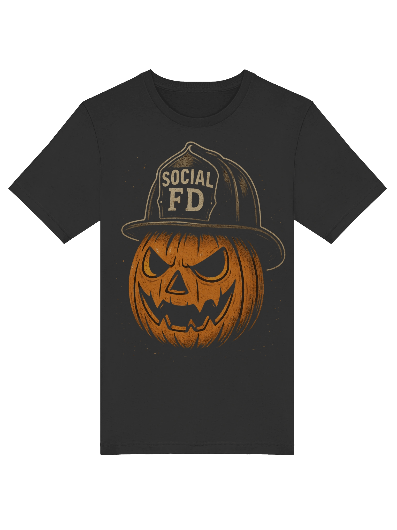 Spooky Social FD Pumpkin T-Shirt product image (17)