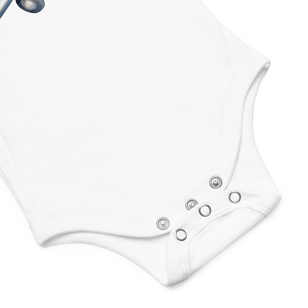 Baby Boy Onesie With Bear Flying A Bi-Wing Plane product image (2)