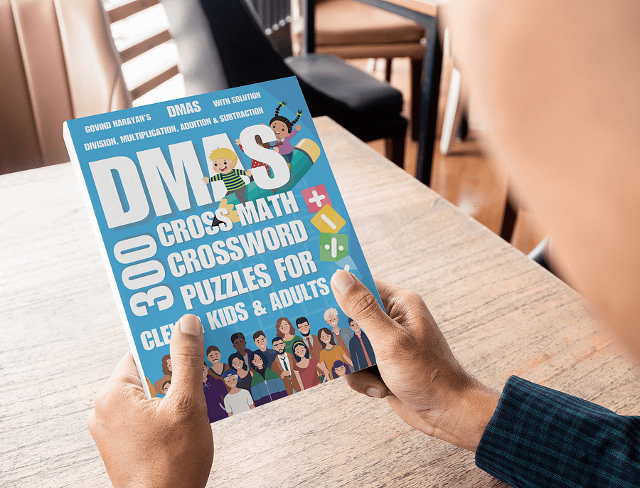 300 DMAS Crossmath Puzzles: Division, Multiplication, Addition, and Subtraction for Kids and Adults | Ebook | Printable PDF product image (4)