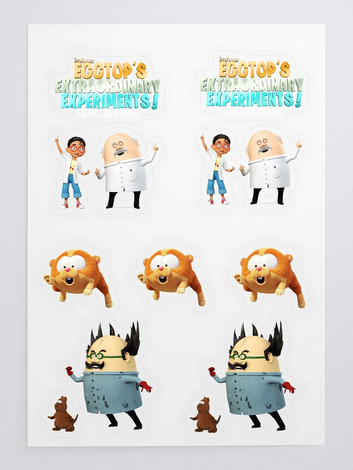 Prof. Eggtop Title Group Stickers - Large product image (1)