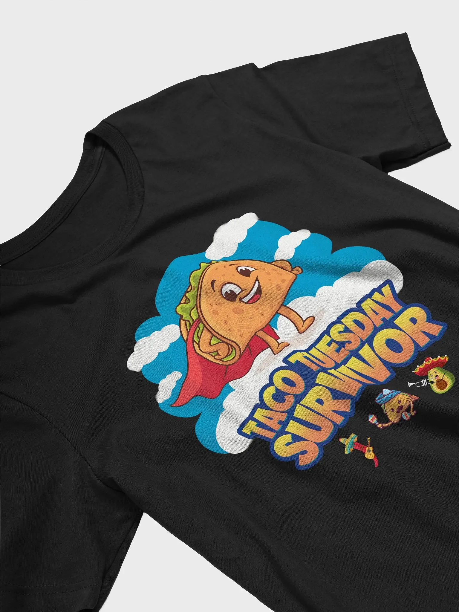 Taco Tuesday Superhero T-Shirt Bella+Canvas (Adult Unisex) product image (3)