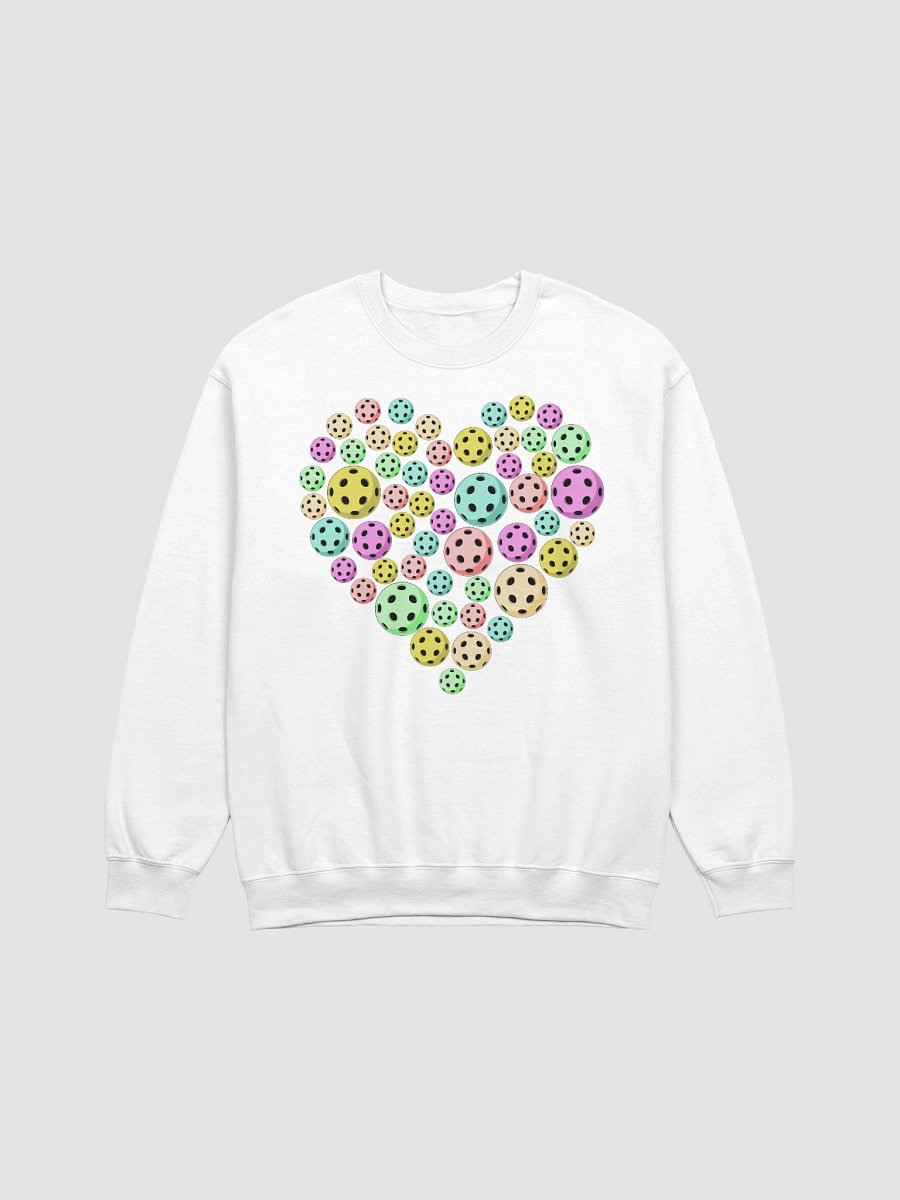 Heart Pickleball Colored Crewneck Sweatshirt product image (23)