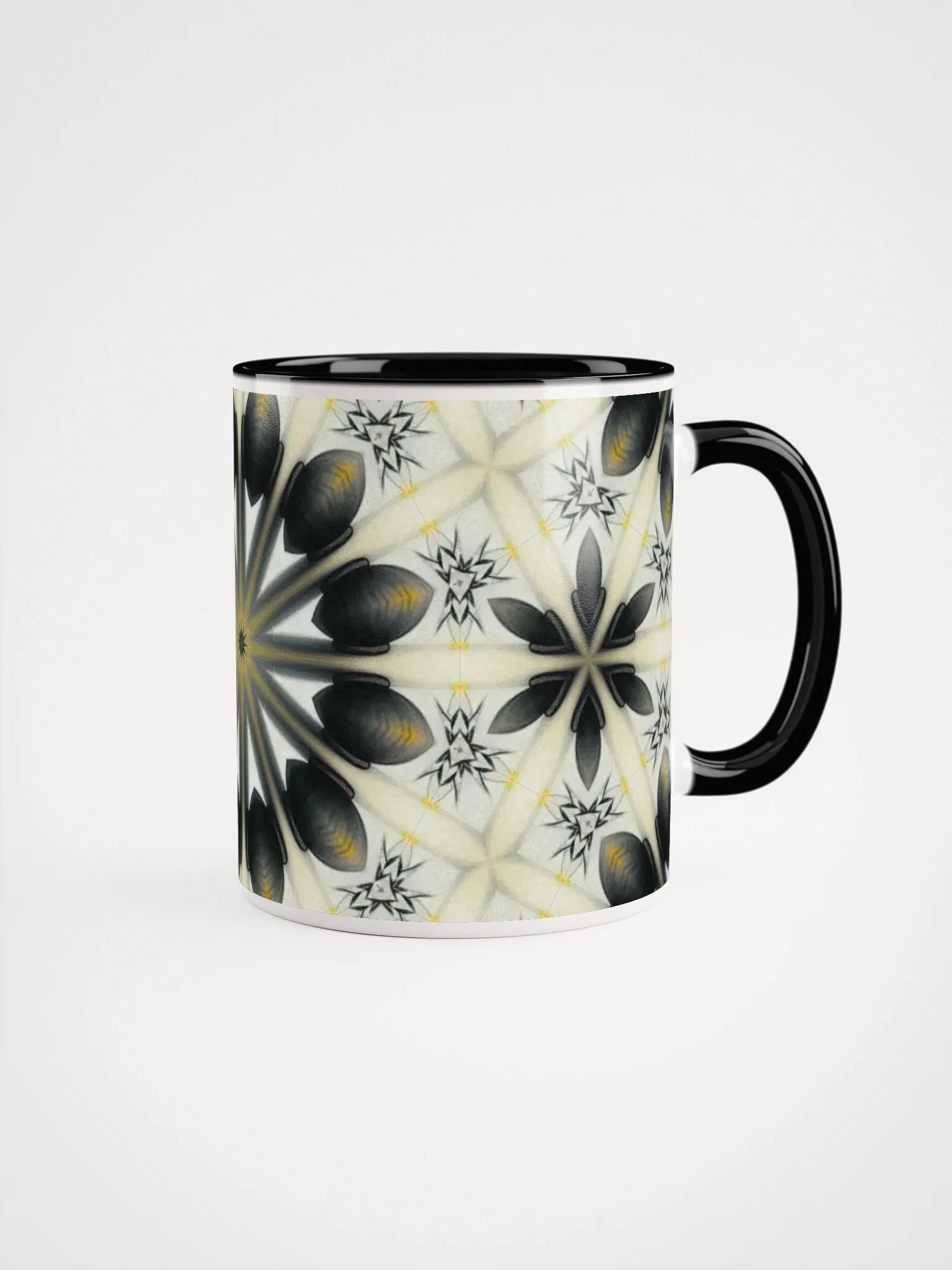 Kaleidoscopic Petals Ceramic Mug product image (2)
