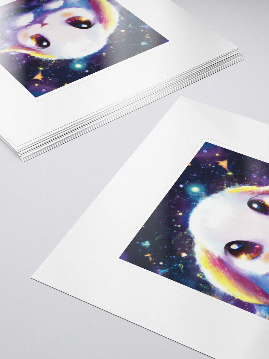 Cute Galactic Bunny Alpha Sticker product image (5)
