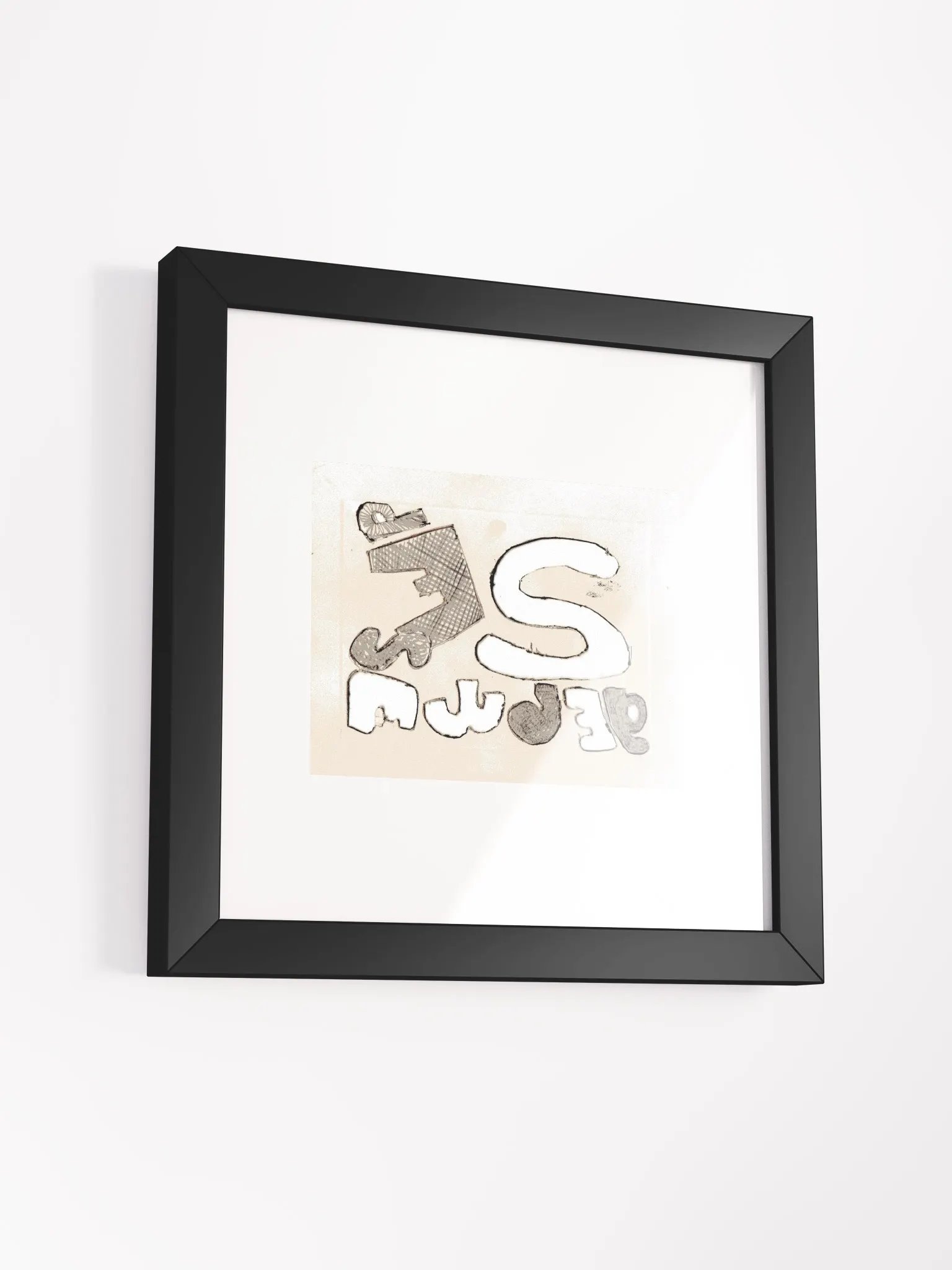 depressed/w depressed envelope Panel Card Print Framed product image (3)