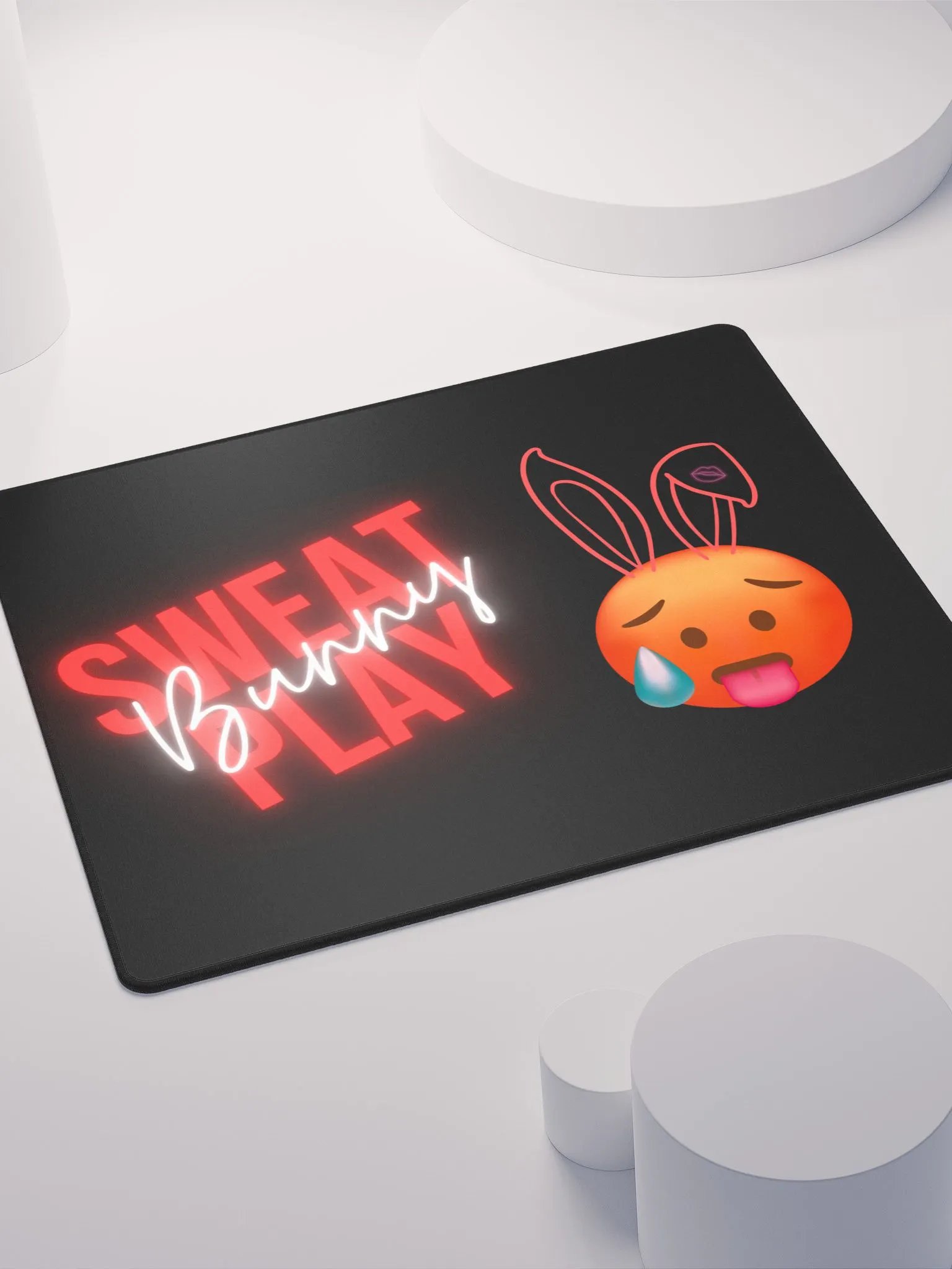 Sweat Play Bunny Mouse Pad product image (1)