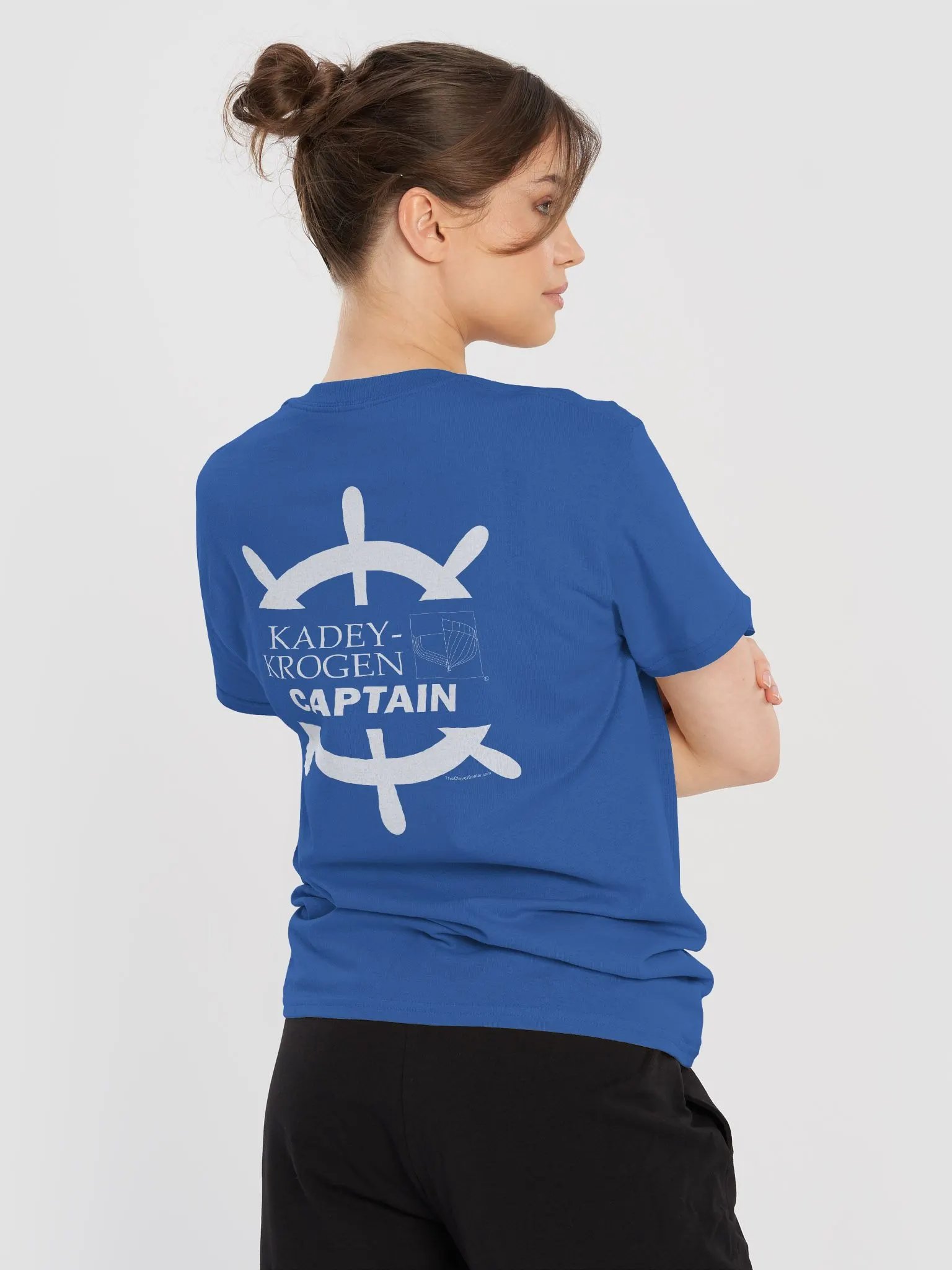 Kadey-Krogen Captain - T-Shirt - Dark Shirt w/White Logo product image (1)