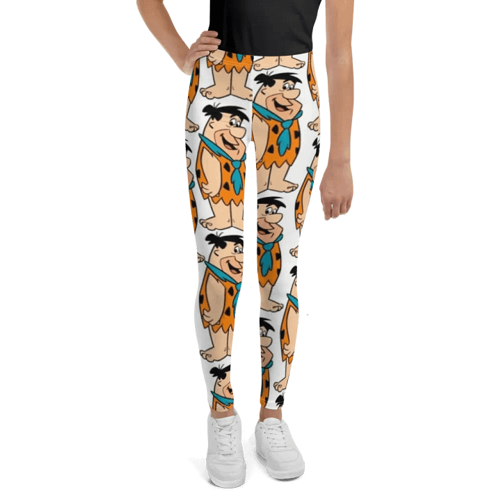 Kids Leggings – Flintstones Print for Retro & Fun Style product image (1)