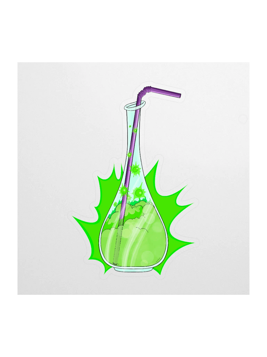 Matcha Beaker sticker product image (1)