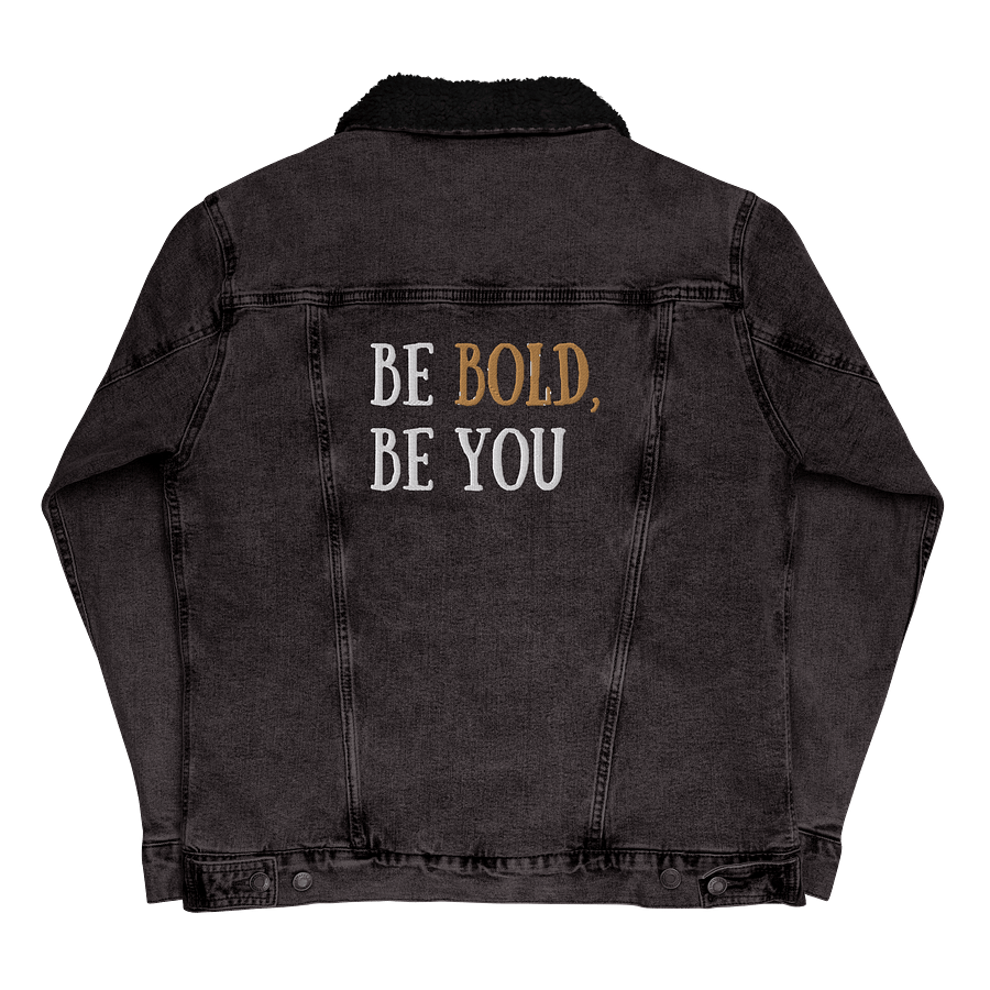 Be bold, be you sherpa Denim Jacket product image (3)
