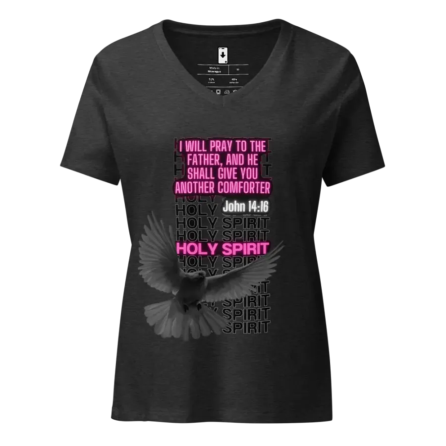 Holy Spirit Women's Relaxed V-Neck Tee product image (3)
