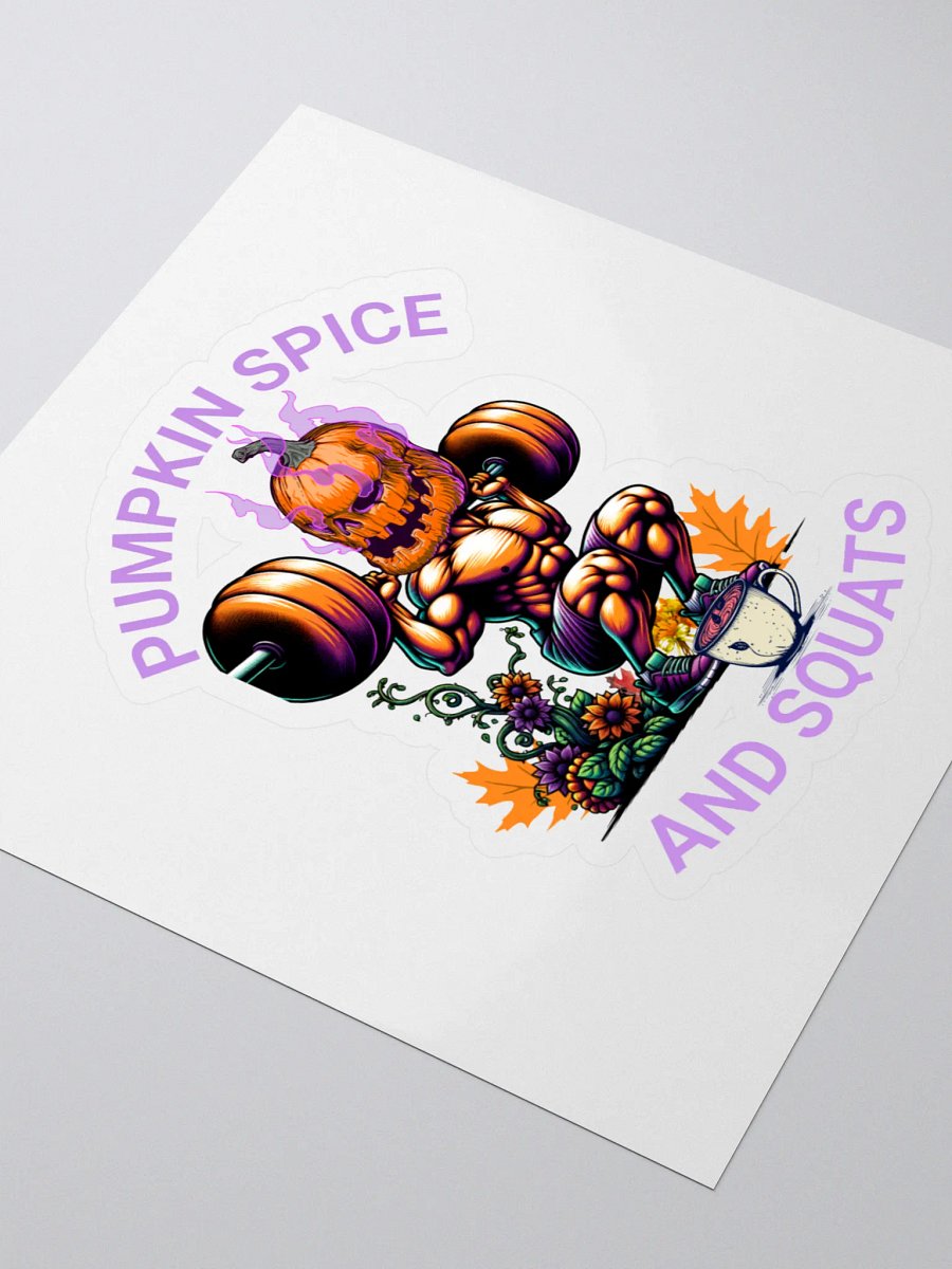 Pumpkin Spice Squat Party Stickers product image (3)