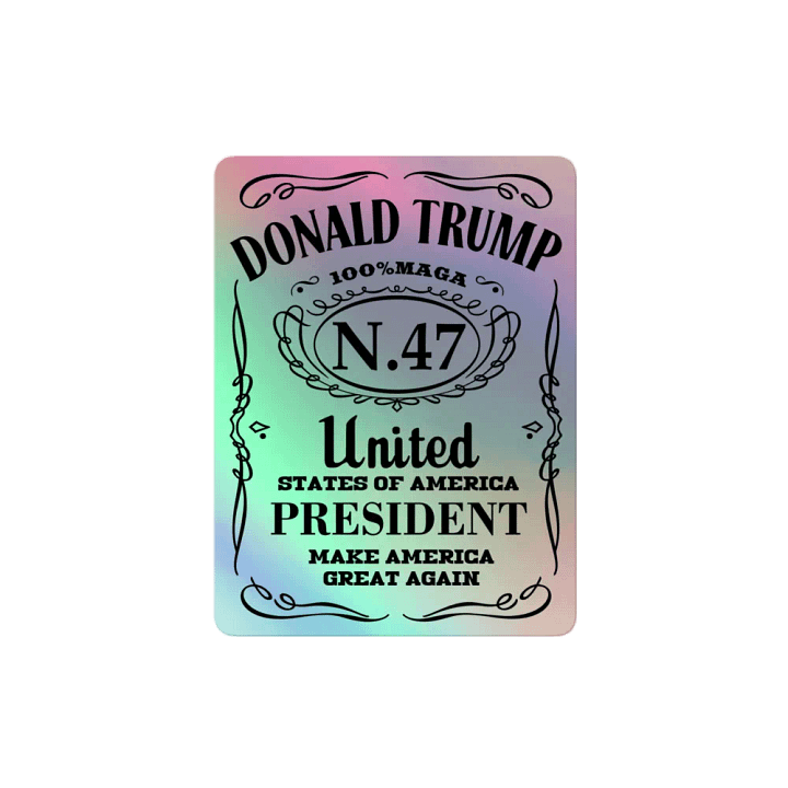 MAGA Holographic Sticker Sheet product image (2)