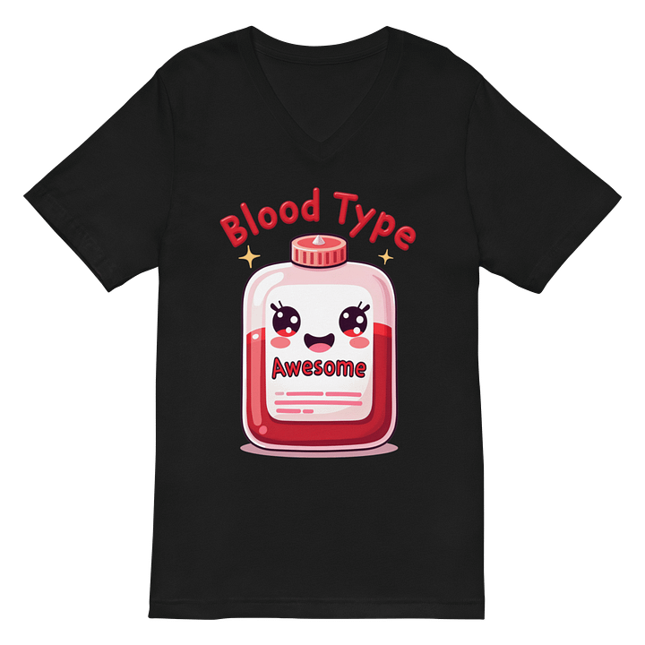 Awesome Blood Type Cartoon T-Shirt product image (3)