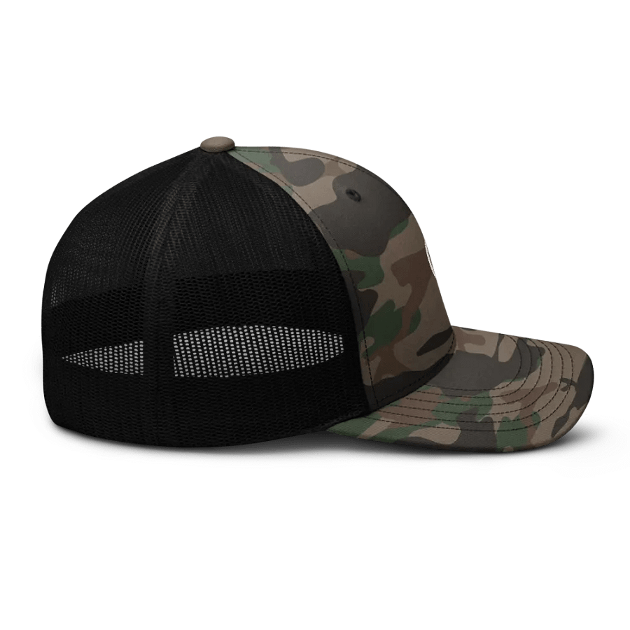 Pixel Maze Camo Trucker Hat product image (7)
