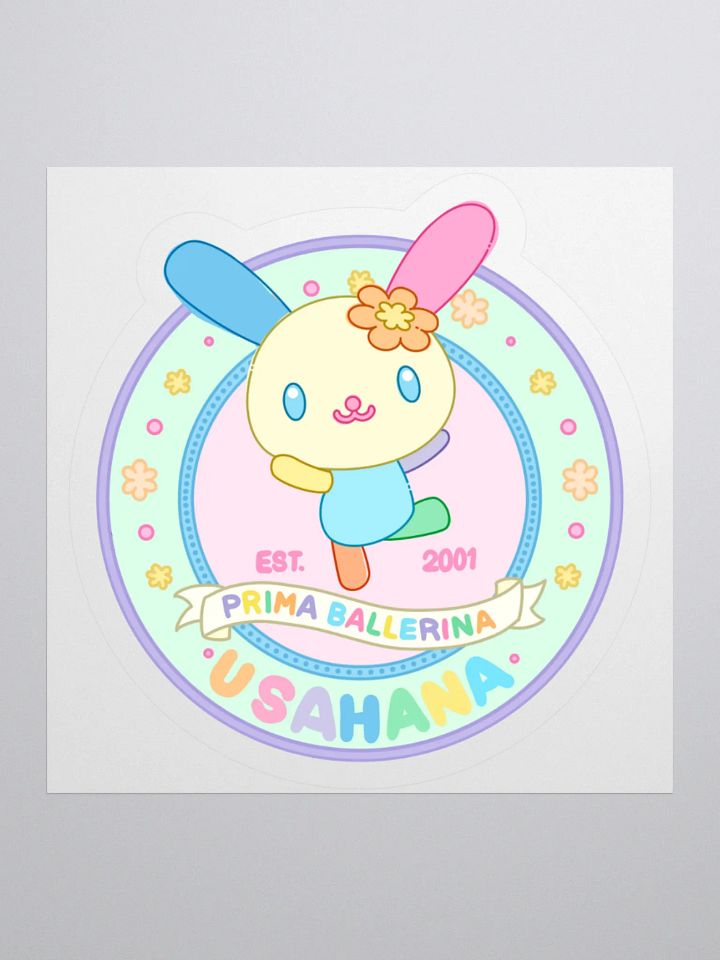 Rainbow Bunny Sticker product image (1)