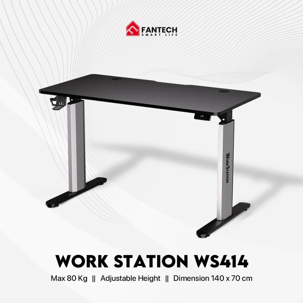 Fantech WS414 – Meja Elektrik Adjustable / Standing Desk Electric Work Station product image (1)