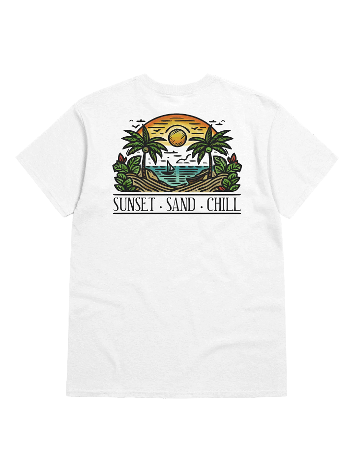 Sunset. Sand. Chill Gildan T-Shirt product image (2)