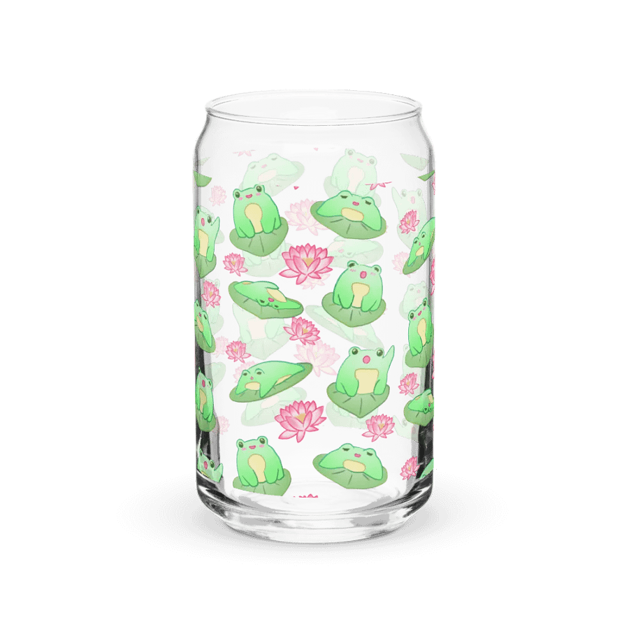 Kawaii Froggie Can Shaped Glass product image (7)