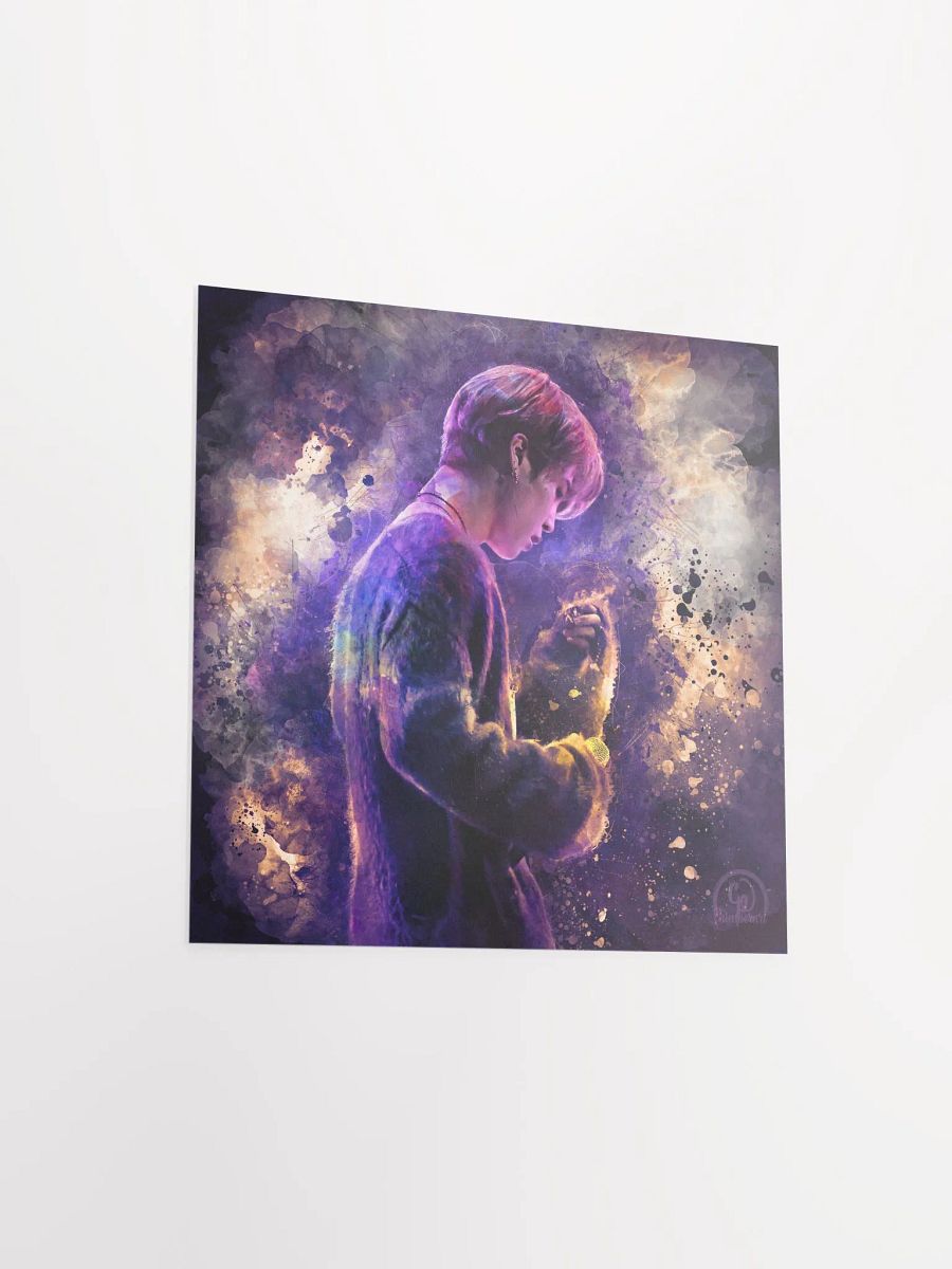 BTS - Jimin Golden Borahae Print (Unframed) - Designed by ChimberArt product image (3)
