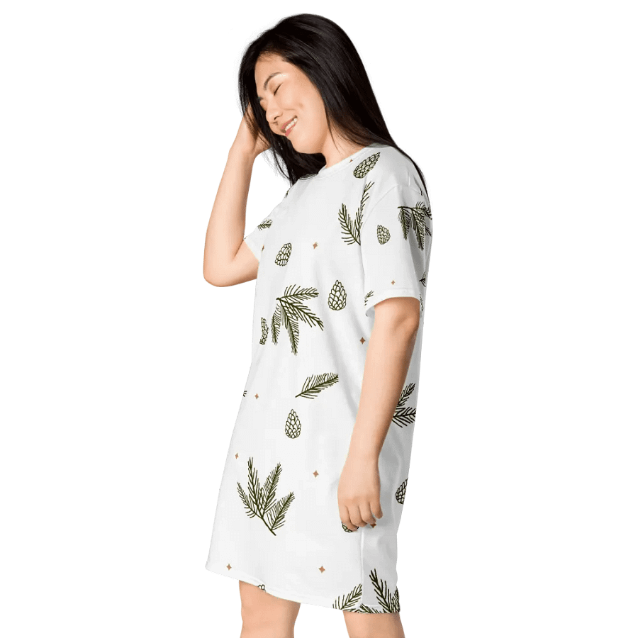 Pine Cone Paradise T-Shirt Dress product image (3)