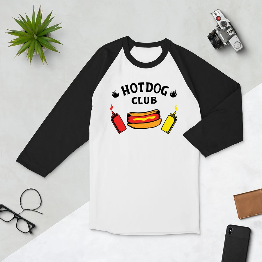 Hotdog Club Raglan Shirt product image (5)