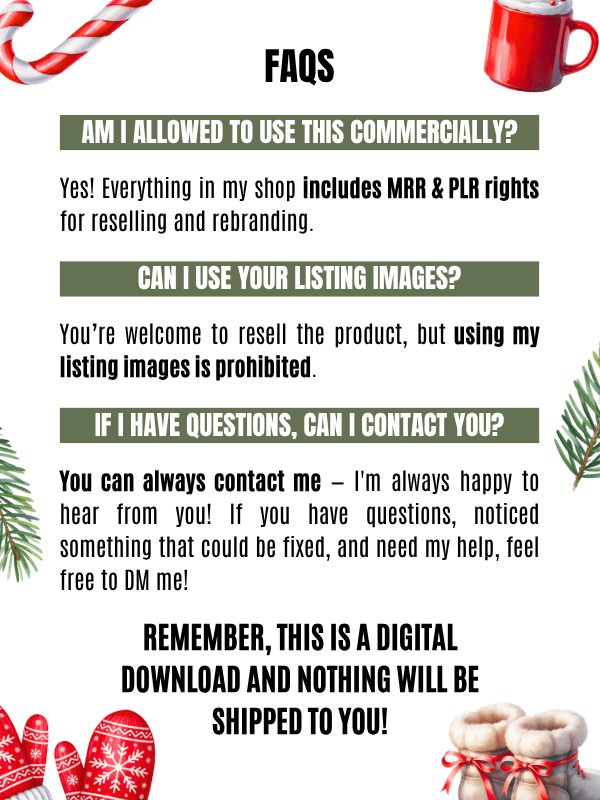 MRR/PLR Christmas Stock Photos product image (12)