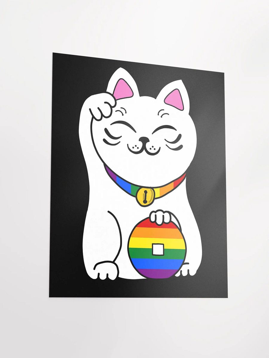 Maneki neko pride poster product image (3)