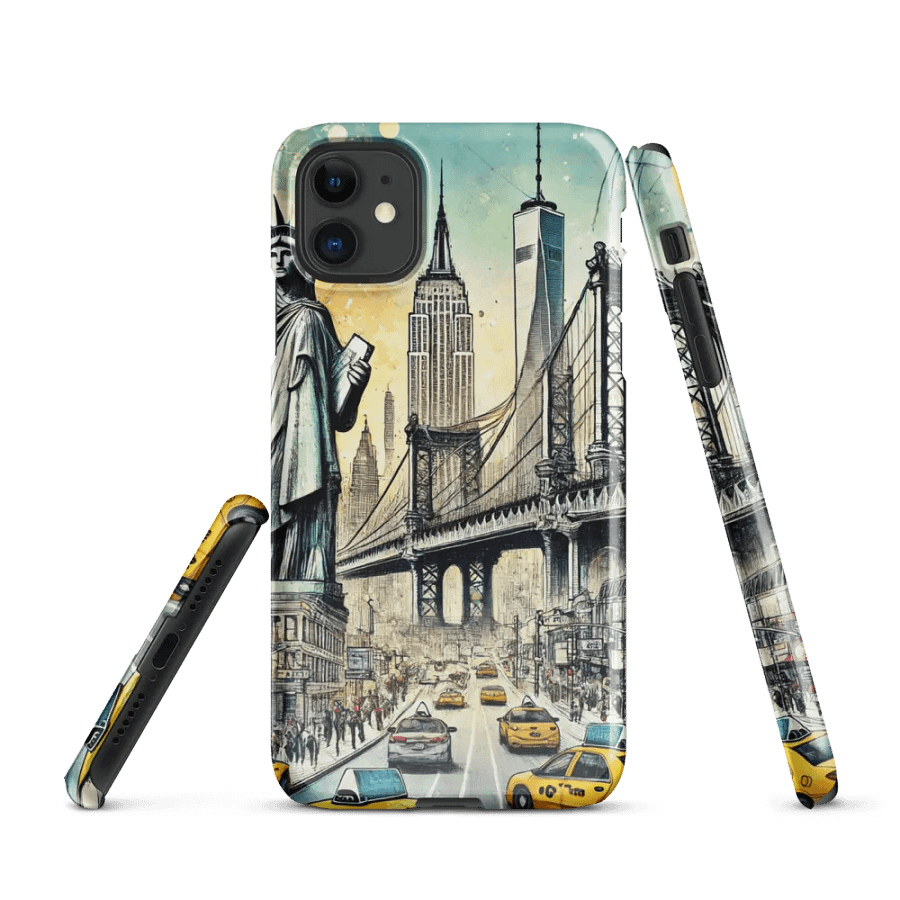 NYC Iconic Collage iPhon Case product image (2)
