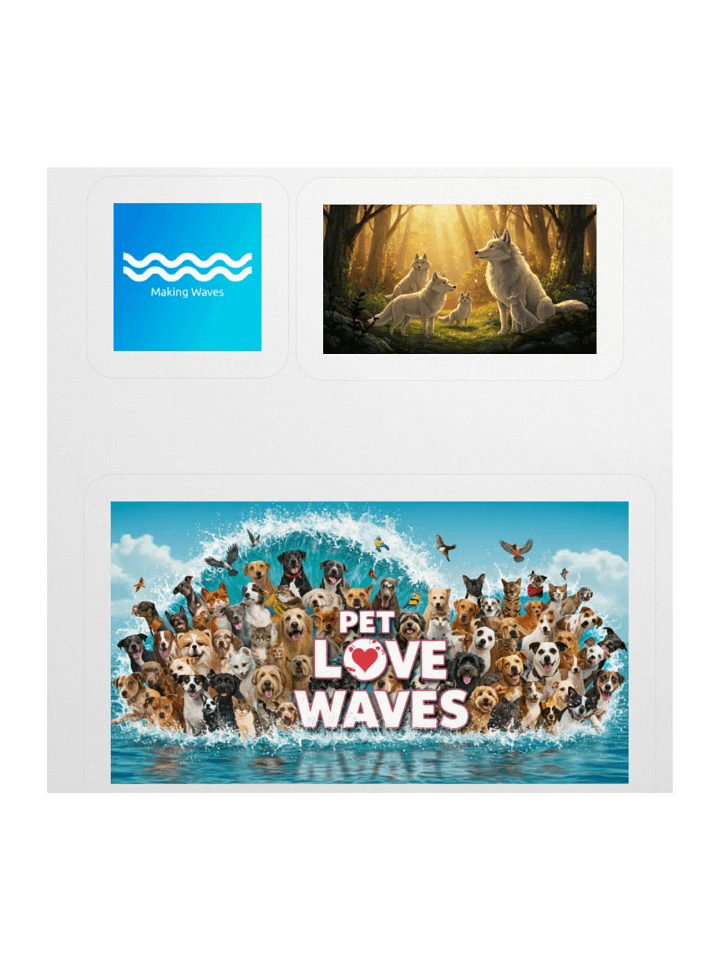 Wild Waves Sticker Pack product image (2)
