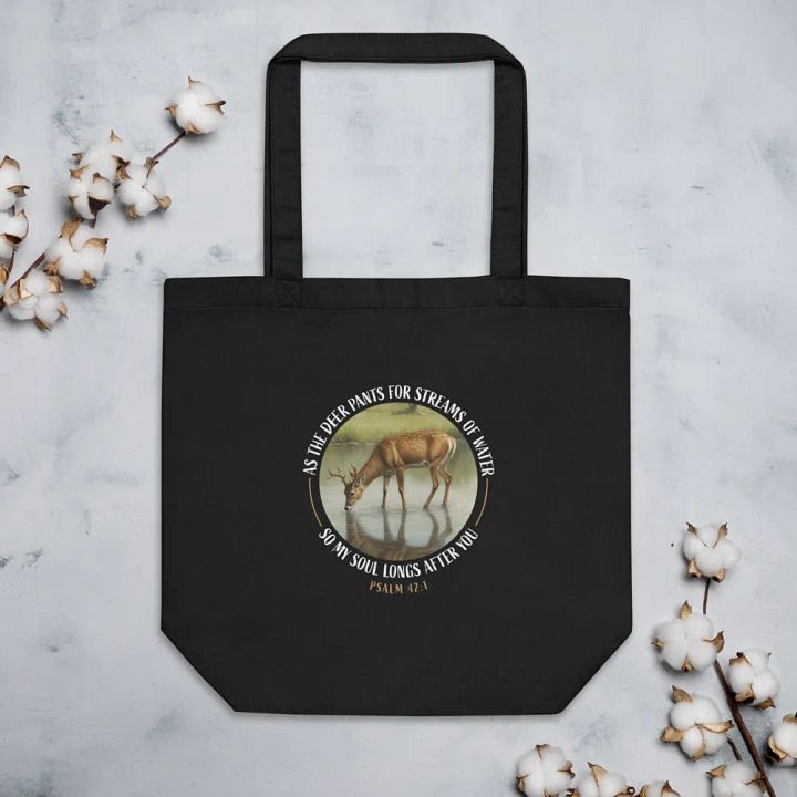 As the Deer Psalm 42:1 Tote product image (2)
