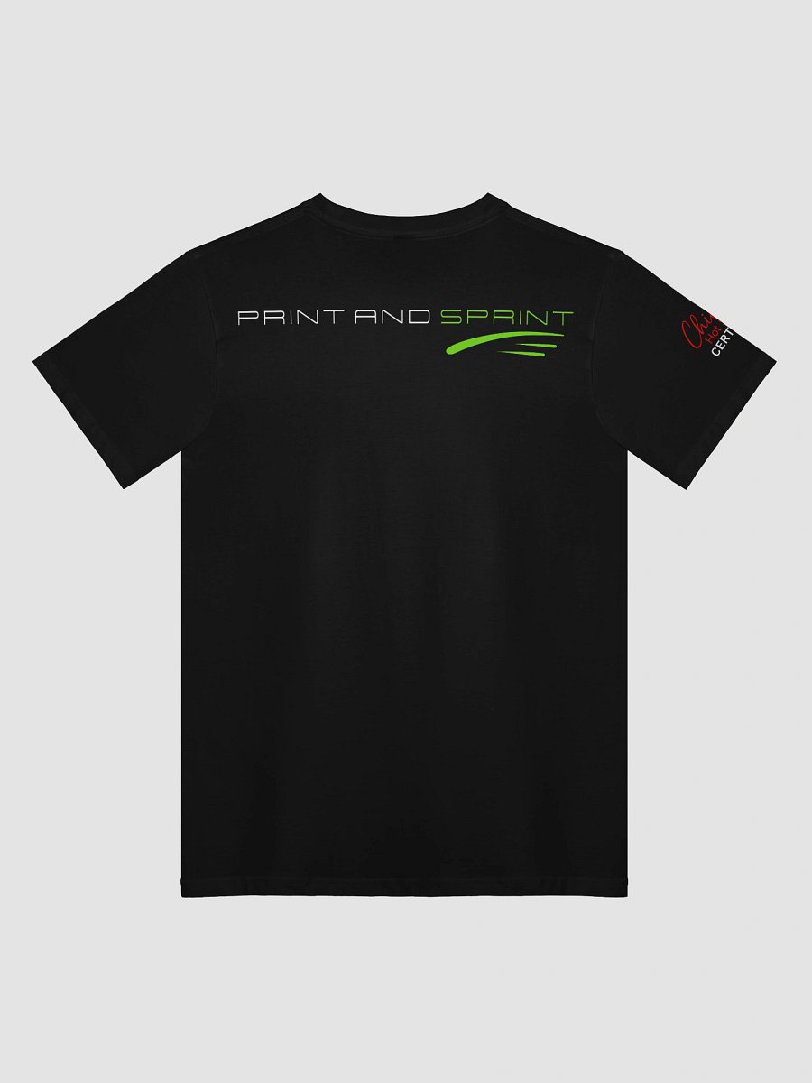 CASHOUT - "Print and Sprint" Unisex Black Edition Tee product image (6)