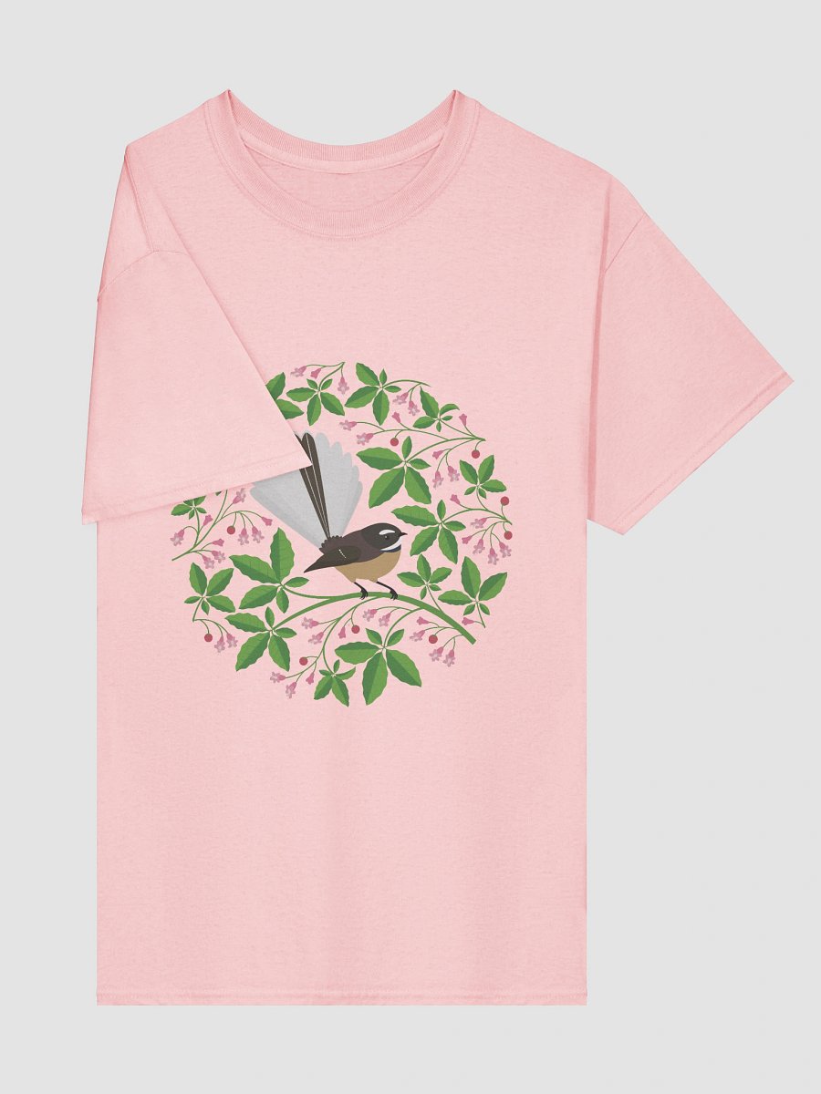 Fantail in Pūriri T-Shirt – Unisex Adult Tee product image (124)