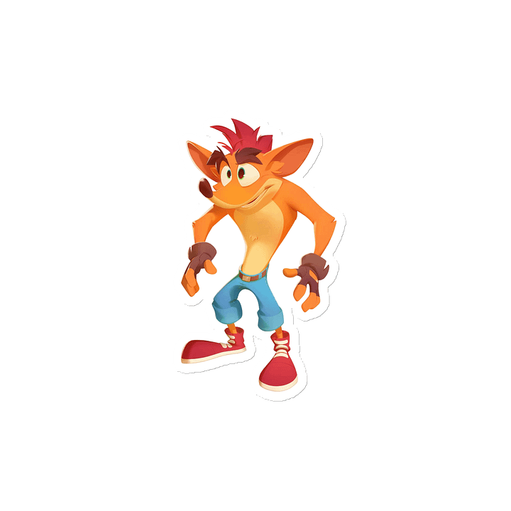 Crash Bandicoot Die-Cut Magnets product image (2)