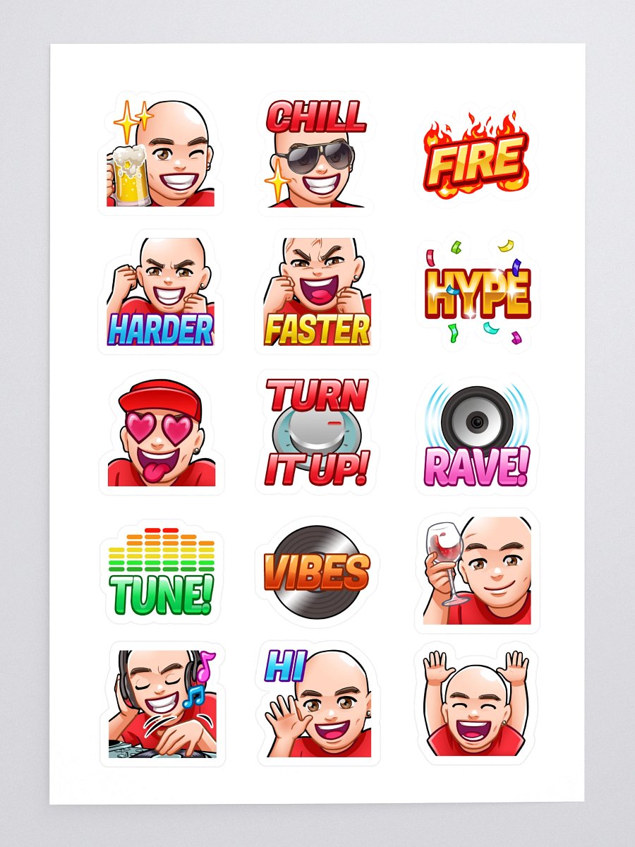 The Brisk Selection Emote Sticker Pack product image (3)