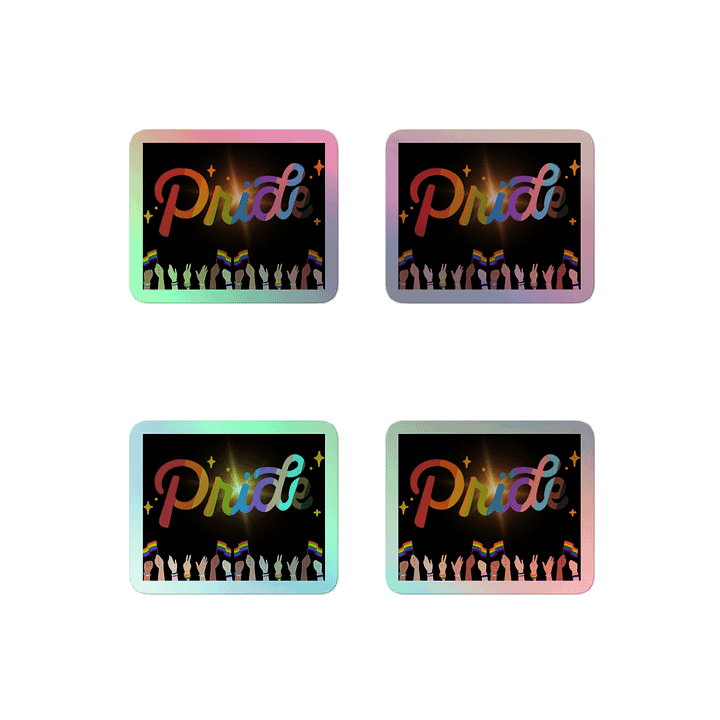 LGBTQIAP2S+ 2025, Pride Glow, Holo Sticker Pack product image (2)