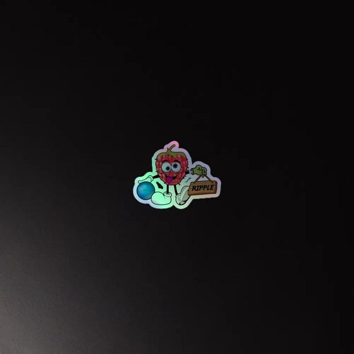 Ripple Logo Holographic Sticker Sheet product image (4)