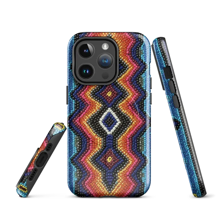 Geometric Vibes Faux-Beaded iPhone® Case product image (2)