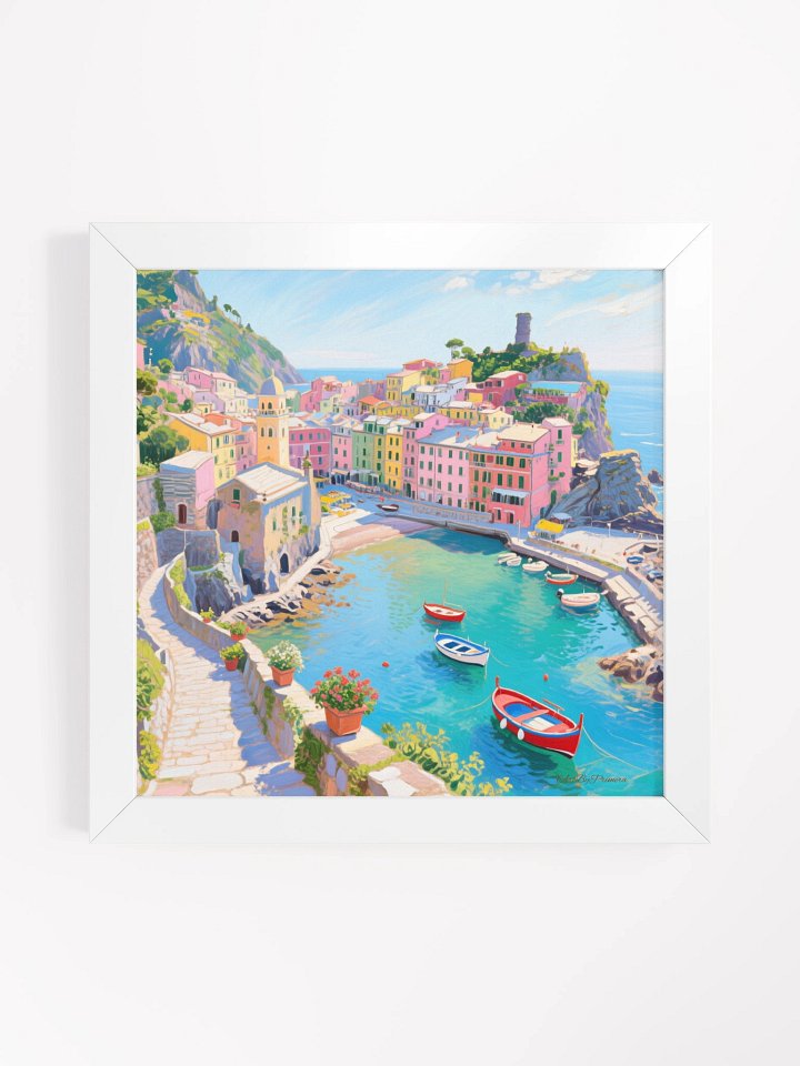 Vernazza Port View - Framed Poster product image (5)