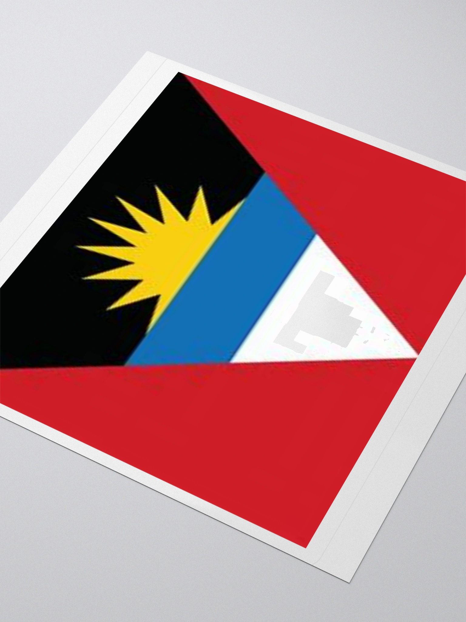 Exclusive Antigua and Barbuda Flag Kiss-Cut Stickers - High-Quality Vinyl, Multiple Sizes product image (7)